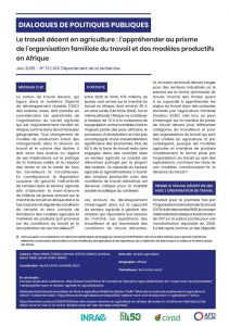 couverture travail decent en agriculture