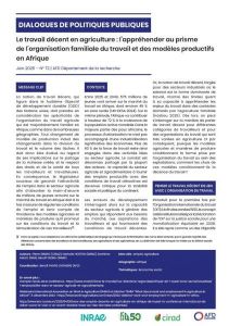 couverture travail decent en agriculture couverture travail decent en agriculture